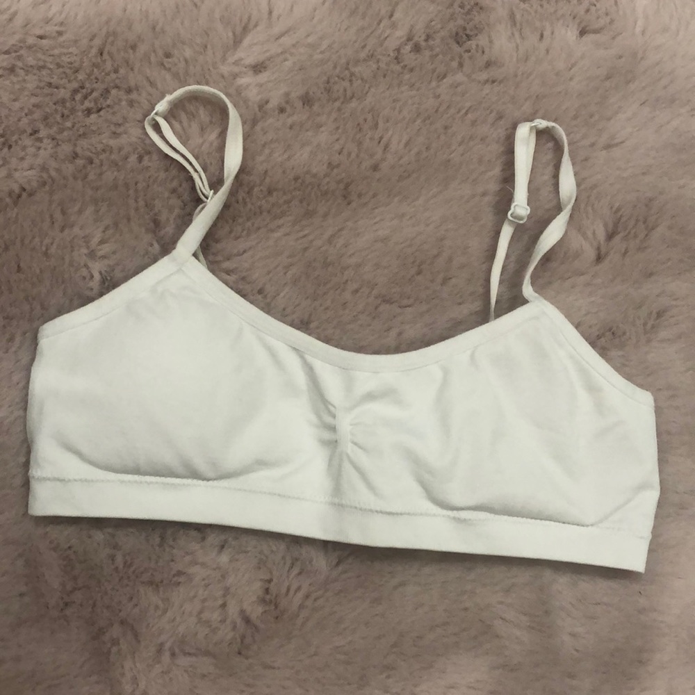 White/Nude bra